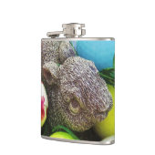 イースターエッグ、バニーとゴルフボール フラスク (左)