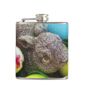 イースターエッグ、バニーとゴルフボール フラスク (正面)