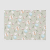 イースターエッグ&バニーパターンティッシュペーパー 薄葉紙 (正面)