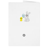 イースターエッグ&バニー (裏面)