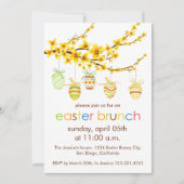 イースターエッグ、フォーシンシアブランチイースター招待状 招待状 (正面)