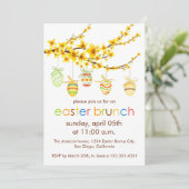 イースターエッグ、フォーシンシアブランチイースター招待状 招待状 (スタンド正面)