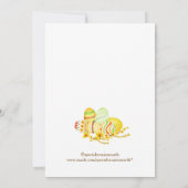 イースターエッグ、フォーシンシアブランチイースター招待状 招待状 (裏面)