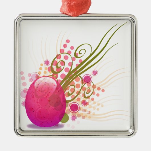 イースターエッグ メタルオーナメント (正面)