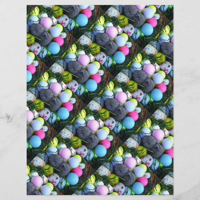 イースターエッグ、ラビットゴルフボール (正面)