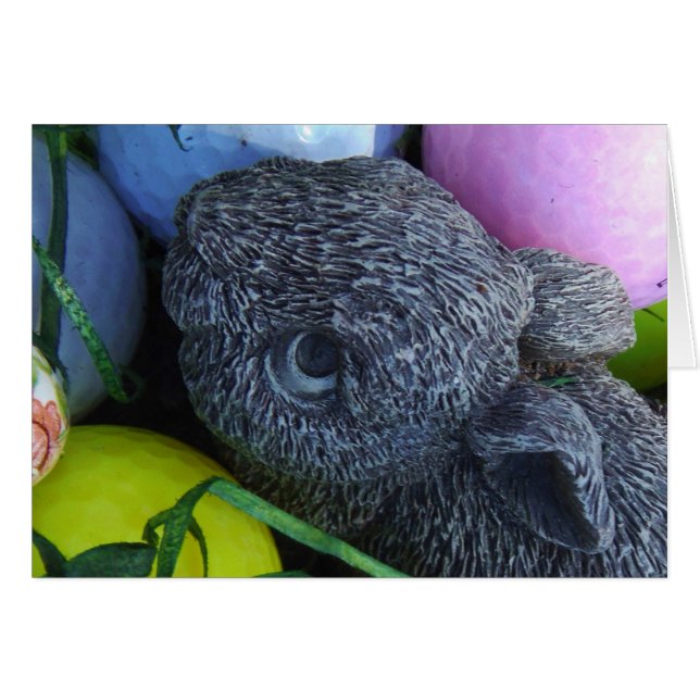 イースターエッグ、ラビットゴルフボール (正面横)