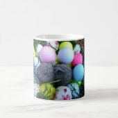 イースターエッグ、ラビットゴルフボール コーヒーマグカップ (中央)