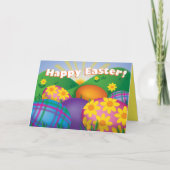 イースターエッグ-挨拶状 シーズンカード (正面)