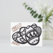 イースターエッグ,着色写真はがき シーズンポストカード (スタンド正面)