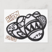 イースターエッグ，着色写真はがき シーズンポストカード (正面)