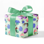 イースターエッグ，着色卵，春，イースターパーティー, ラッピングペーパーシート