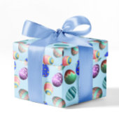 イースターエッグ，着色卵，春，イースターパーティー, ラッピングペーパーシート