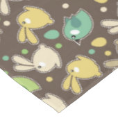 イースターエッグ、鳥が付いている春パターン テーブルクロス (アングル)