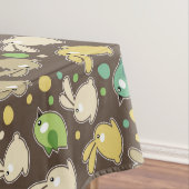 イースターエッグ、鳥が付いている春パターン テーブルクロス (インサイチュ)