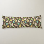 イースターエッグ、鳥が付いている春パターン ボディピロー (裏面)