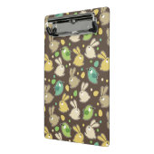 イースターエッグ、鳥が付いている春パターン ミニクリップボード (アングル2)