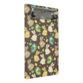 イースターエッグ、鳥が付いている春パターン ミニクリップボード (アングル)