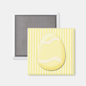 イースターエッグ（黄色）磁石 マグネット (正面/裏面)