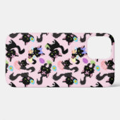 イースターエッグ 黒猫 ペット 動物好き 猫の飼い主 Case-Mate iPhoneケース (裏面 (横))