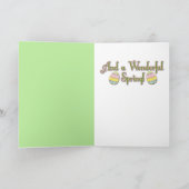 イースターエッグCookie – ウィペット シーズンカード (内部)