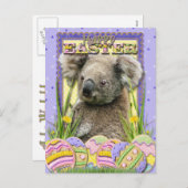 イースターエッグCookie – コアラ シーズンポストカード (正面/裏面)