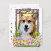 イースターエッグCookie – コルギ シーズンポストカード (正面/裏面)