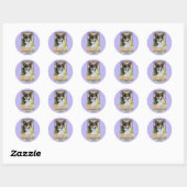 イースターエッグCookie – コルギ ラウンドシール (シート)