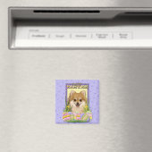 イースターエッグCookie -ポメラニア犬 マグネット (インサイチュ (食洗機))