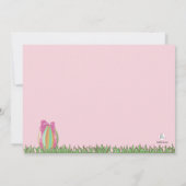 イースターエッグInvitati 3月の休日の誕生会 招待状 (裏面)