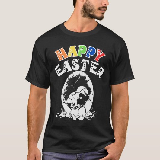 イースターエッグTレックスディーノボーイズ Tシャツ (正面)