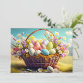 イースターエレガントエッグのフェスティバルバスケット シーズンカード (スタンド正面)