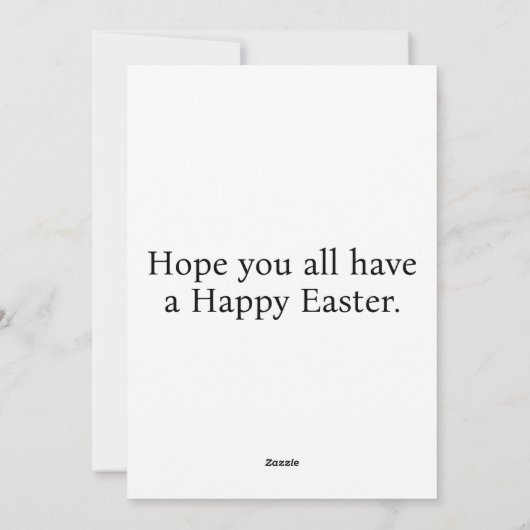 イースターエレガントエッグのフェスティバルバスケット シーズンカード (裏面)