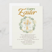 イースターエレガントグリーティング シーズンカード (正面/裏面)