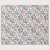 イースターエレガントフローラデザイン ラッピングペーパー (フラット)