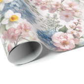 イースターエレガントフローラデザイン ラッピングペーパー (ロールコーナー)