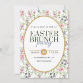 イースターエレガントブランチパーティーフローラ発表 案内状 (正面)