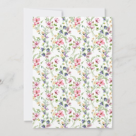 イースターエレガントブランチパーティーフローラ発表 案内状 (裏面)