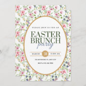 イースターエレガントブランチパーティーフローラ発表 案内状 (正面/裏面)