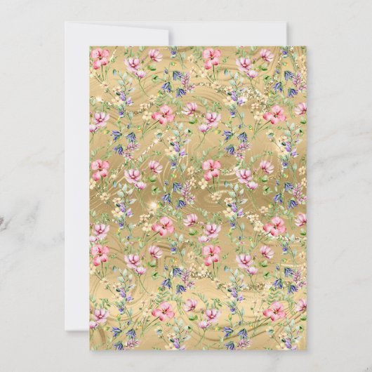 イースターエレガントブランチパーティーフローラ発表 案内状 (裏面)