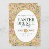 イースターエレガントブランチパーティーフローラ発表 案内状 (正面/裏面)