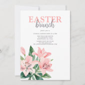 イースターエレガントブランチフローラ 招待状 (正面)