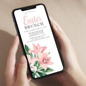 イースターエレガントブランチフローラ 招待状