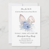 イースターエレガントブランチ卵狩り 招待状 (正面)