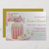 イースターエレガントブランチ招待状 シーズンカード (正面/裏面)