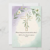 イースターエレガントブランチ招待状 招待状 (裏面)