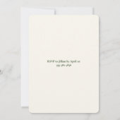 イースターエレガントブランチ&エッグ狩りリリー招待状 招待状 (裏面)