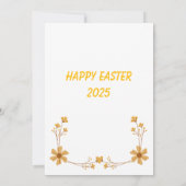 イースターエレガントブランチ&エッグ狩り招待状 招待状 (裏面)