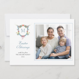 イースターエレガントモノグラムの写真 シーズンカード