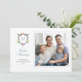 イースターエレガントモノグラムの写真 シーズンカード (スタンド正面)