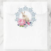 イースターエレガントラビットデザイン ラウンドシール (バッグ)